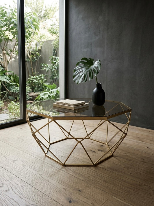Mara Glass Top Coffee Table